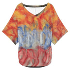 180gsm V-Neck Short Sleeve Top(All-Over Printing)