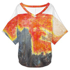 180gsm V-Neck Short Sleeve Top(All-Over Printing)