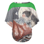 180gsm V-Neck Short Sleeve Top(All-Over Printing)