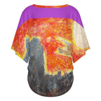 180gsm V-Neck Short Sleeve Top(All-Over Printing)