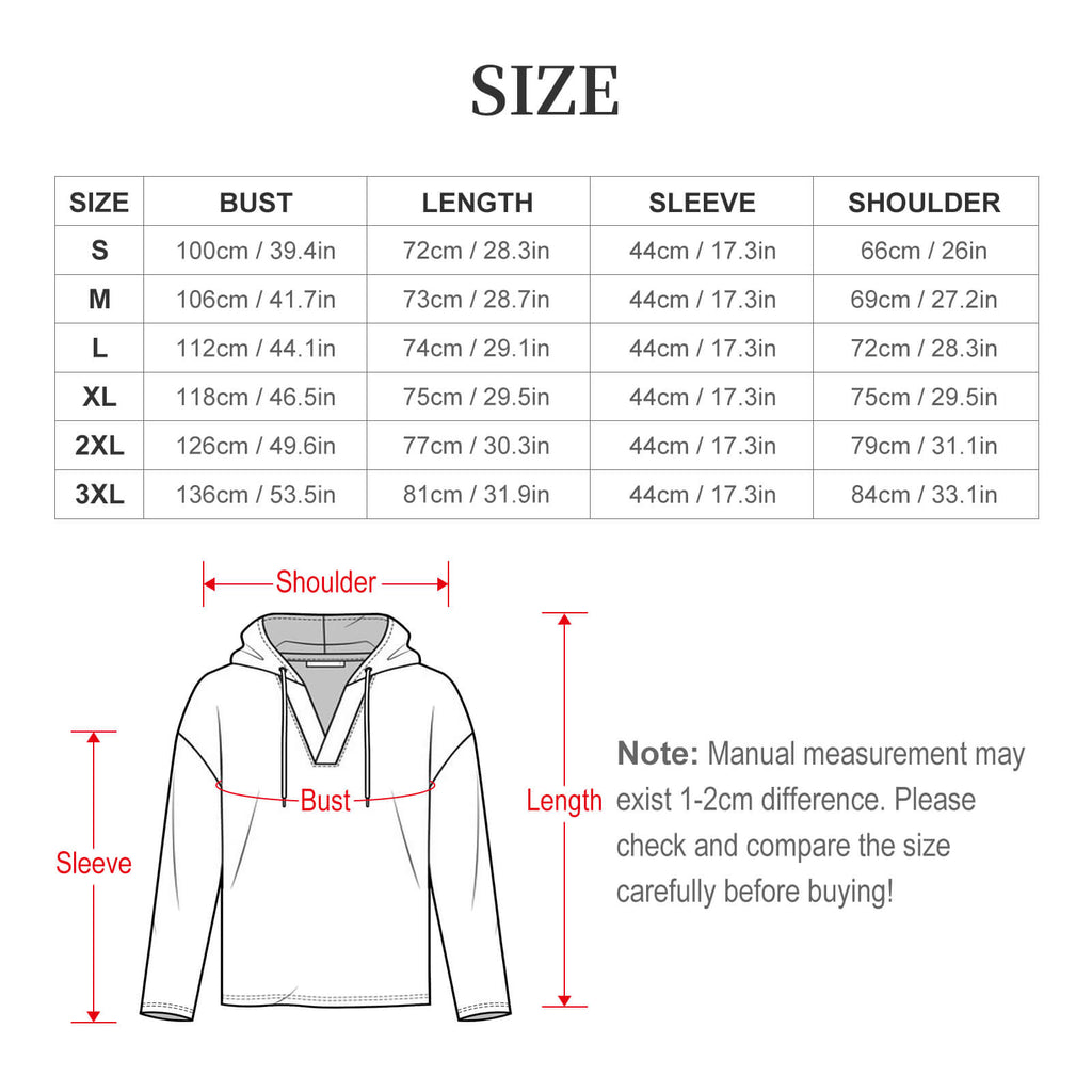 170gsm Women's V Neck Long Sleeve Hoodie(All-Over Printing)