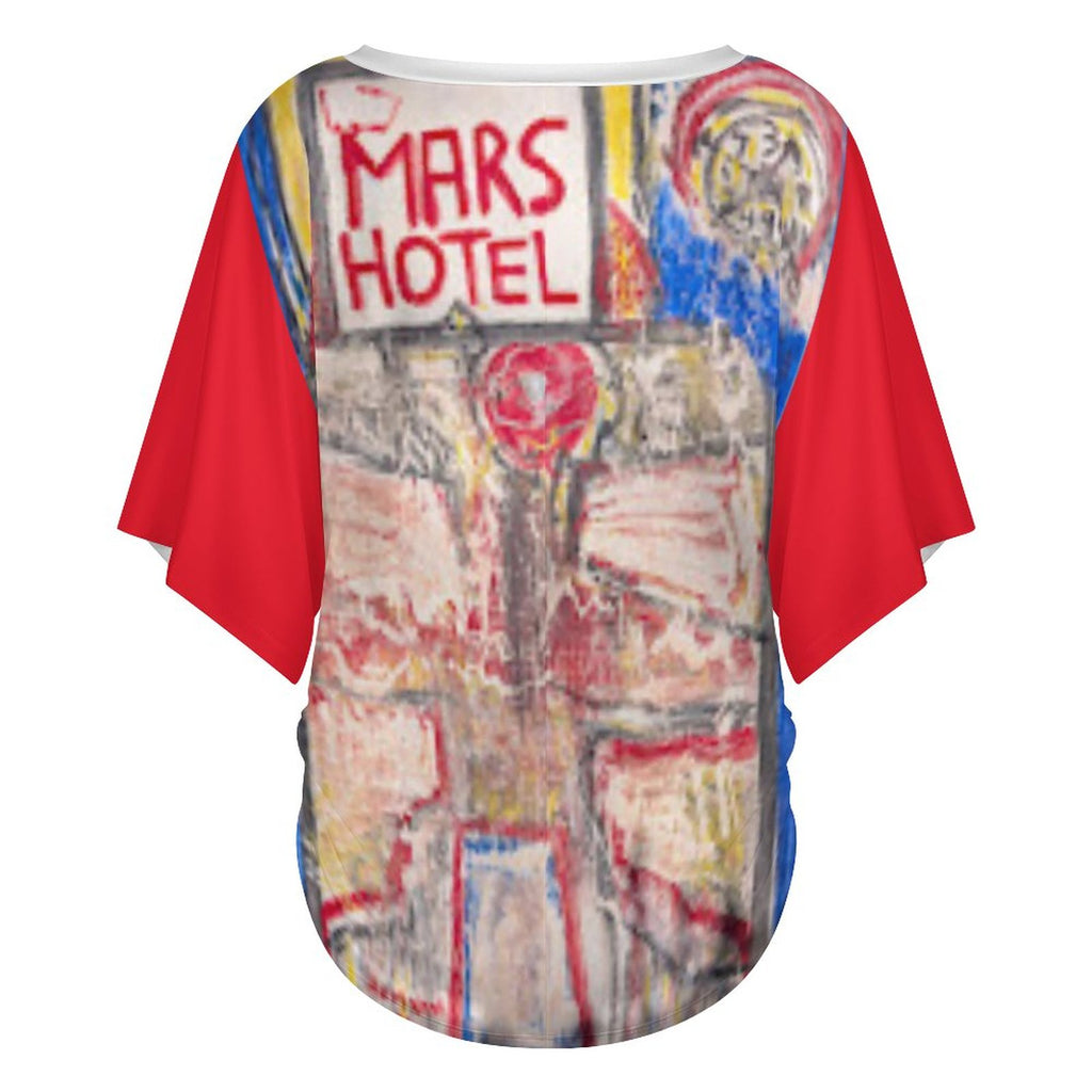 180gsm V-Neck Short Sleeve Top(All-Over Printing)