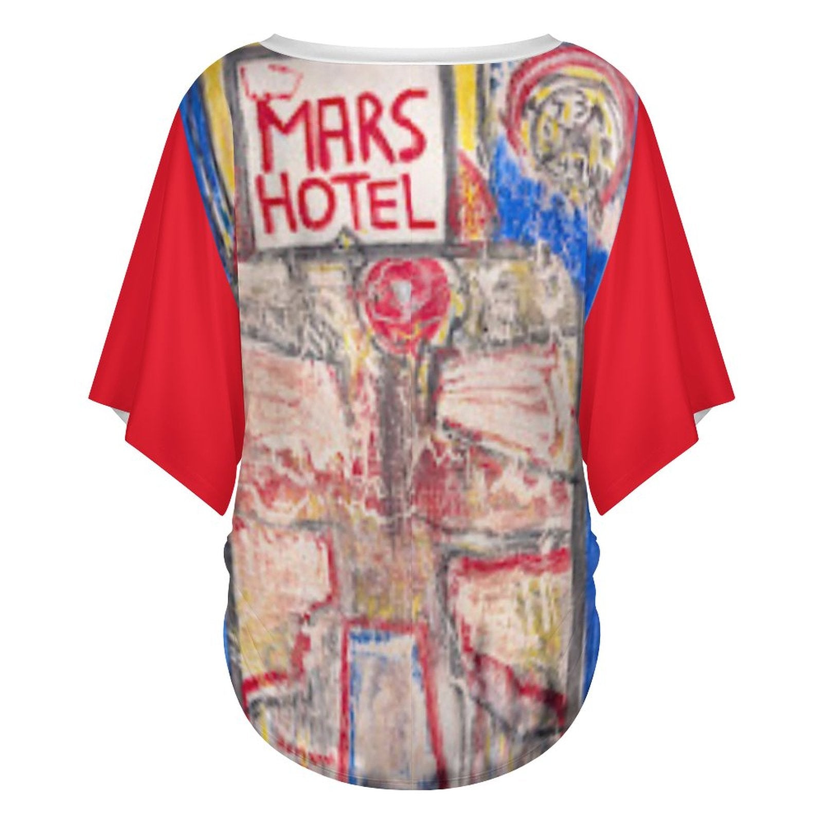 180gsm V-Neck Short Sleeve Top(All-Over Printing)