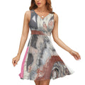 Sleeveless High Waist Dress(All-Over Printing)