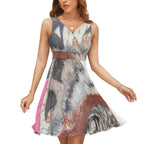 Sleeveless High Waist Dress(All-Over Printing)