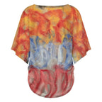 180gsm V-Neck Short Sleeve Top(All-Over Printing)